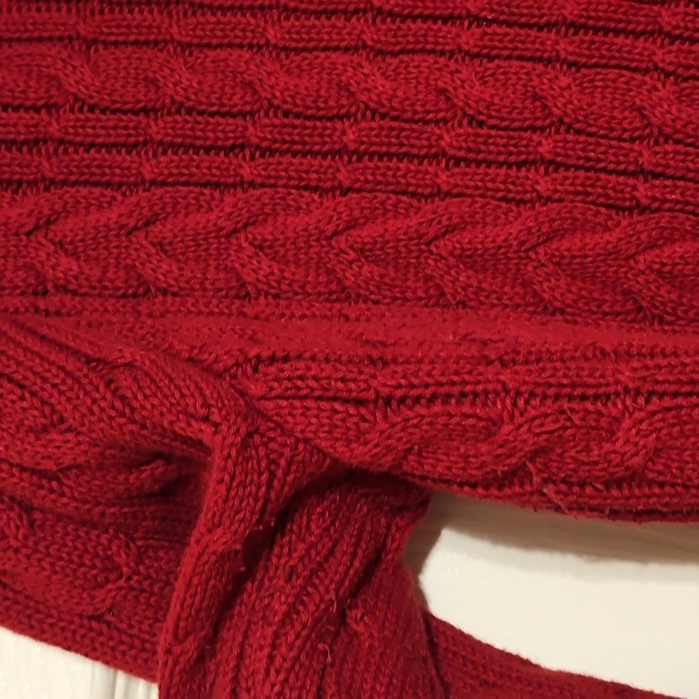 JEANNE PIERRE Maroon Cowl Neck Sweater - Picture 5 of 11